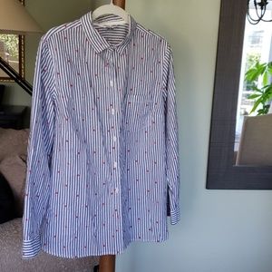 Heart button down blouse! ❤